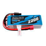 Gens ace 2200mAh 3S 11.1V 25C G-Tech Lipo Battery Pack with EC3, Deans and XT60 adapter for RC Plane