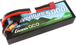 Gens Ace Adventure 5000mAh 7.4V 2S1P 100C HardCase Lipo Battery Pack 24# With Deans Plug