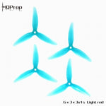 HQ Durable Prop 6X3X3 BLUE LIGHT (2CW+2CCW)-Poly Carbonate-POPO
