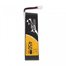 Tattu 450mAh 3.8V High Voltage 95C 1S1P Lipo Battery Pack with JST-PHR Plug for Tiny Hawk